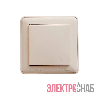 Розетка 1-м СП W59 Aqua 16А IP44 с заземл. защ. шторки в сборе сл. кость SE RS16-152B-28