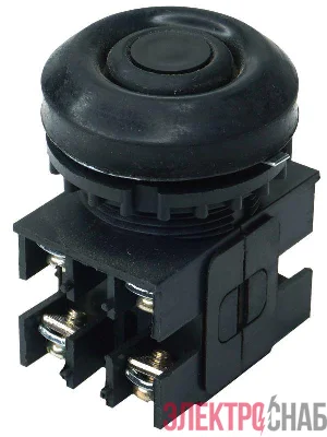 Выключатель кнопочный ВК30-10-22110-54 У2 2НО+2НЗ цилиндр 10А IP54 660В черн. Электротехник ET052784