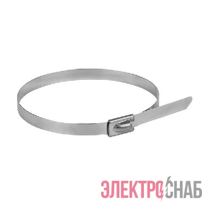 Хомут AISI 304 4.6х200 нерж. сталь FlexLock (уп.10шт) PROxima EKF plc-fl-tss-304-4.6x200-r