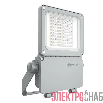 Прожектор светодиодный ДО 40Вт 4000К 6200лм 55град.х120град. асимметричный сер. LEDVANCE 4099854373213