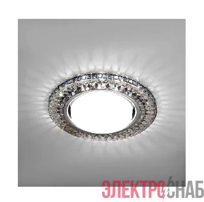 Светильник Emilia LED 53 1 71 полимер со светодиод. подсветкой GX53 черн. ИТАЛМАК IT8690