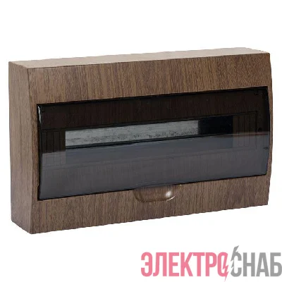 Щит ЩРН-П-18 IP41 темное дерево PROxima EKF pb40-n-18-dark
