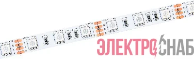 Лента светодиодная LED LSR-5050RGB60-14.4-IP20-12В (уп.3м) IEK LSR2-3-060-20-3-03