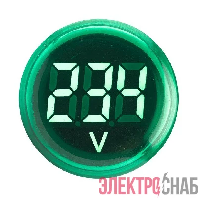 Индикатор значения напряжения ED16-22VD зел. PROxima EKF ed16-22vd-g