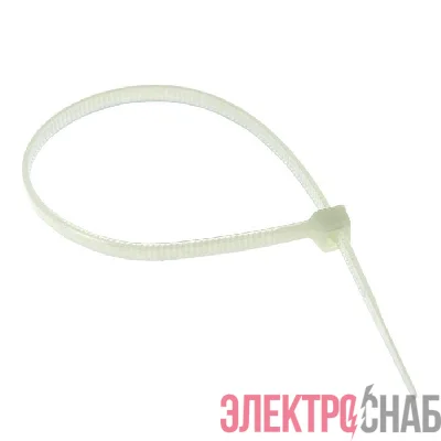 Хомут кабельный 4.8х300 нейл. бел. (уп.100шт) EKF plc-c-4.8x300