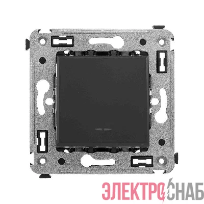 Кнопка 1-кл. СП Avanti "Черный матовый" DKC 4412153