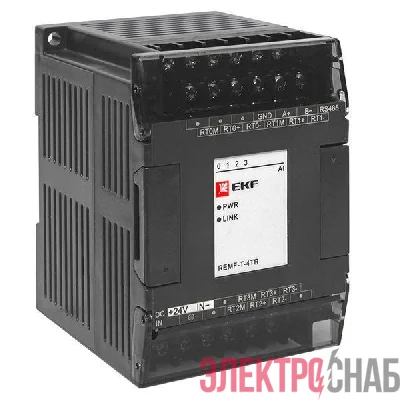 Модуль ввода термосопротивлений REMF 4 PRO-Logic (без поверки) EKF REMF-T-4TR