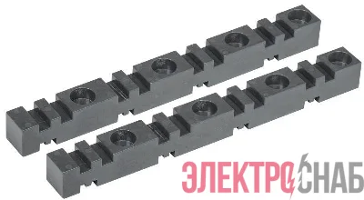 Изолятор шинный плоский ИШП 4P для шин 5 и 10мм 303мм IEK YIS40-4-303