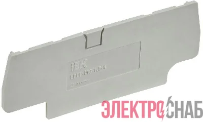 Заглушка для CP-MC 4 вывода 1.5кв.мм сер. IEK YCT22-00-4-K03-001-ZGL