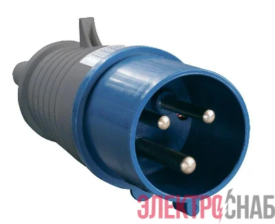 Вилка эл. каб. 32А 2P+PE 220В IP44 ССИ-023 IEK PSR01-032-3