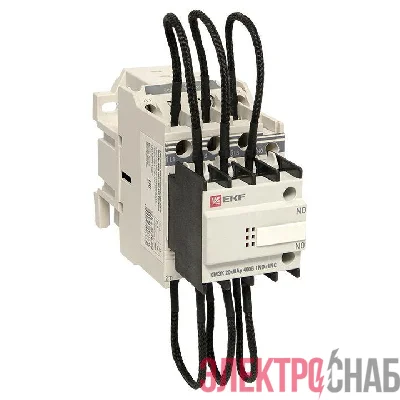 Контактор для конденсатора КМЭК 20квар 400В 2NО+1NC PROxima EKF ctrk-s-43-20-400