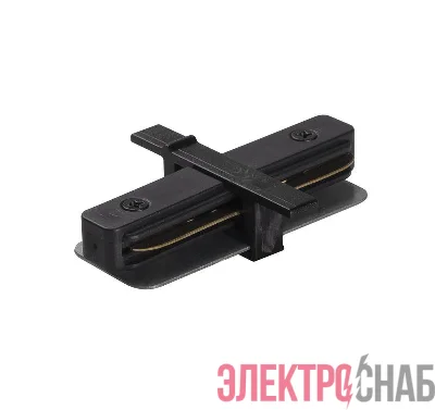 Коннектор I-образный PTR/R CI-BL встраив. шинопровод черн. Pro JazzWay 5031814