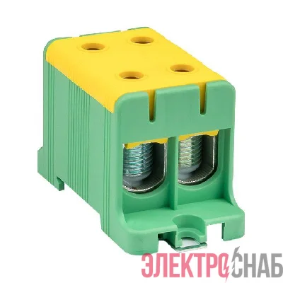 Клемма силовая вводная двойная КСВ 16-95кв.мм желт./зел. EKF plc-kvs2-16-95-y-green