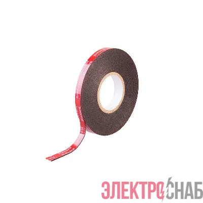 Лента клейкая двухсторонняя на VHB акриловой основе 12ммх5м черн. Rexant 09-6047