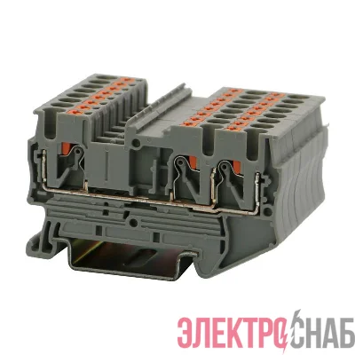 Клемма проходная КНБ 2.5-3 СТЭЗ 14000080