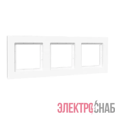 Рамка 3-м Эпика IP44 пластик бел. EKF UP1-FPW-03-44