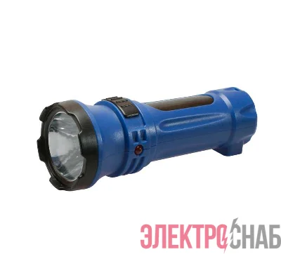 Фонарь аккумуляторный 2 режима 0.5Вт аккум. 0.3А.ч прямое ЗУ 220В КОСМОС KOCAcc102LED