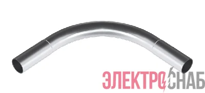 Поворот на 90град. d25 AL безрезьбовой алюм. EKF pb-25-AL