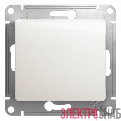 Переключатель проходной 1-кл. СП Glossa 10А IP20 (сх. 6) 10AX механизм перламутр. SE GSL000661