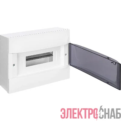 Щиток пластиковый навесной Practibox S 1х12 дым. дверь Leg 135611