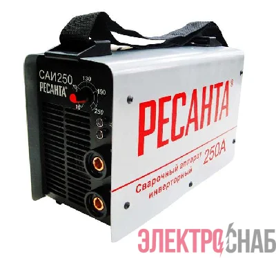 Инвертор сварочный САИ-250 250А d6 140-240В IP21 горячий старт Ресанта 65/6