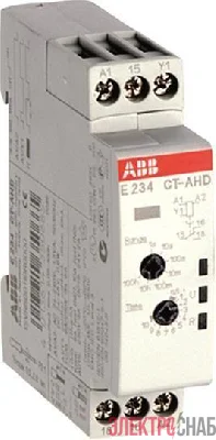 Реле времени CT-AHD 24-48В DC 24-240В AC (0.05с-100ч) 1ПК ABB 1SVR500110R0000