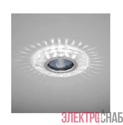 Светильник Emilia LED 51 1 70 декор. огран. полимер. со светодиод. подсвет. MR 16 прозр. ИТАЛМАК IT8675