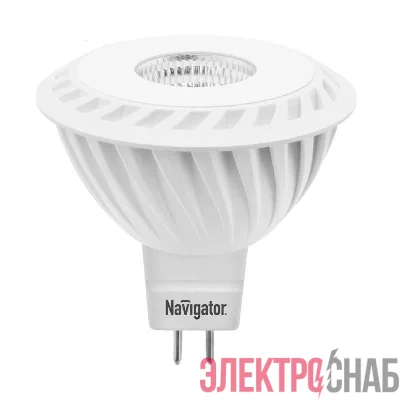 Лампа светодиодная 94 351 NLL-MR16-7-230-4K-GU5.3-60D 7Вт 4000К бел. GU5.3 525лм 170-260В Navigator 94351