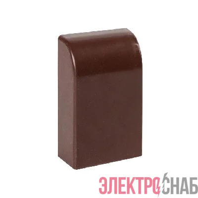 Заглушка 25х25 под темн. дерево Plast PROxima (уп.4шт) EKF ecd-25-25x4