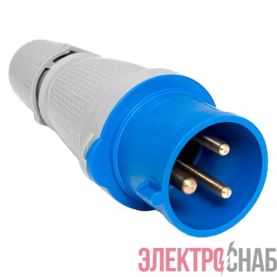 Вилка переносная 023 2Р+РЕ 32А 220В IP44 PROxima EKF ps-023-32-220-PRO