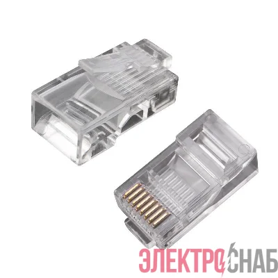 Разъем RJ45 8P8C кат.5E UTP (уп.100шт) PROCONNECT 05-1021-3