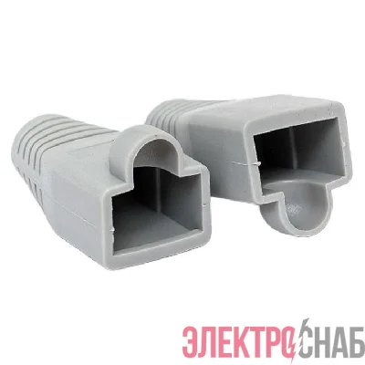 Колпачок изолирующий TERACOM для коннекторов RJ-45 PVC серый (уп.50шт) EKF TRC-BT-RJ45-PVC-50