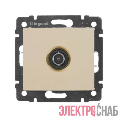 Механизм розетки TV СП Valena 1.5дБ сл. кость Leg 774329