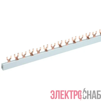 Шина соединительная типа FORK вилка 2Р 63А 1м Rexant 11-2233