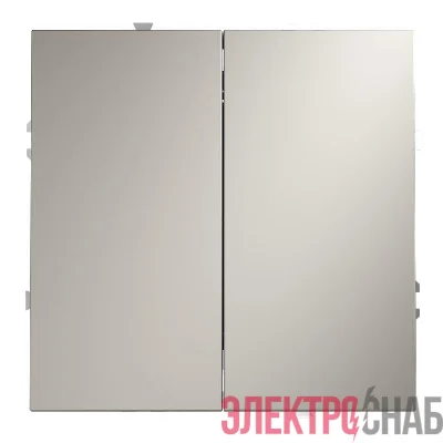 Переключатель перекрестный 2-кл. СП S70 10А механизм кашемир Voltum VLS020503