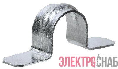 Скоба крепежная двухлапковая d25-26мм для монтажн. пистолета метал. ELASTA IEK ET-MP40D-SD-025-01-100
