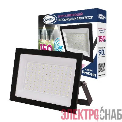 Прожектор светодиодный IFL-150-865-BL-IP65-ProСвет 150Вт 6500К IP65 12500лм IONICH 1657