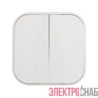 Выключатель 2-кл. ОП Quteo 10А IP20 10AX бел. IEK 782202