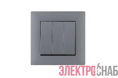 Выключатель 3-клав. 1 вход 3 выхода Karea RIZZ STAR сер. Makel 88065091