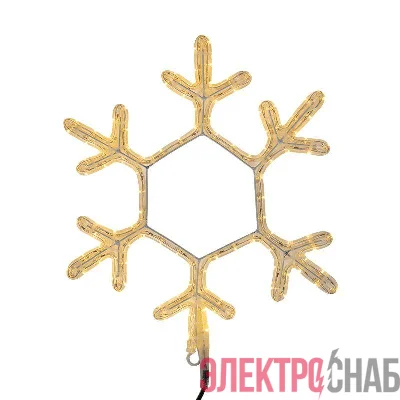 Фигура светодиодная "Снежинка" 45х38см LED тепл. бел. 12Вт 220В IP65 дюралайт Neon-Night 501-212