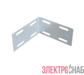 Соединитель угловой лестничного лотка усиленного H100мм (2мм) EKF yltp100