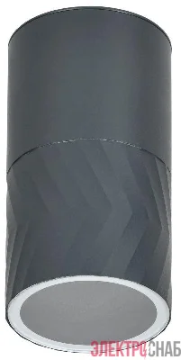 Светильник 5110 GU10 IP65 уличный потолочный сер. IEK LT-UPU0-5110-GU10-1-K03