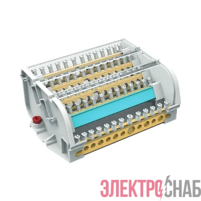 Блок распределительный 5p 7х8мм на DIN-рейку DKC BD160135