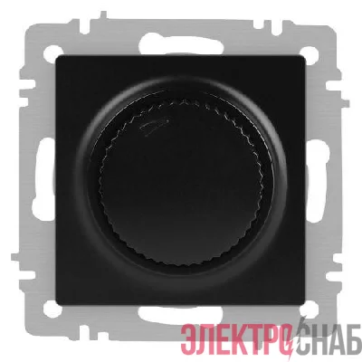 Светорегулятор поворотный СП Accent 6-401-05 600Вт 230В IP20 антрацит Intro Б0063679