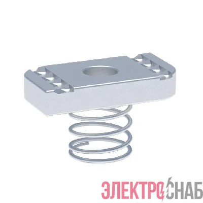 Гайка STRUT (канальная) М6 с короткой пружиной EKF stgkpM6