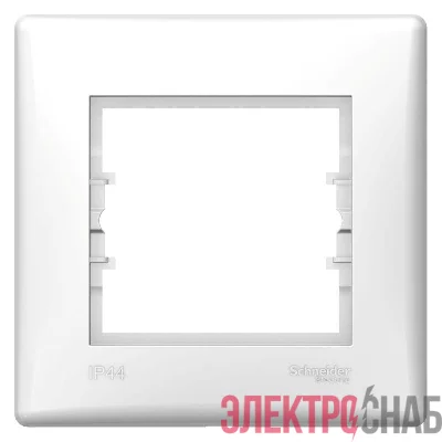 Рамка 1-м Sedna IP44 бел. SchE SDN5810521