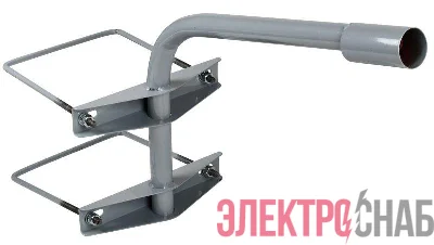 Кронштейн КНО-2 d48 L500 на опору 2 хомута сер. IEK LDKU0D-CR-48-0500-12-K03