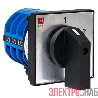 Переключатель кулачковый ПК-1-53 3П 32А "1-2" EKF pk-1-53-32