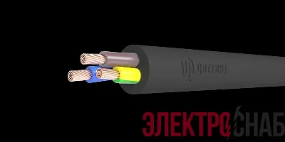 Кабель КГ-ХЛ 3х1.5 (N PE) 220/380-3 (м) Цветлит 00-00142686
