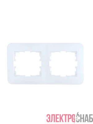 Рамка 2-м ASTI горизонт. бел. LEZARD 7081-0200-147